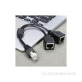 Cavo Adattatore Ethernet di splitter/adattatore/connettore